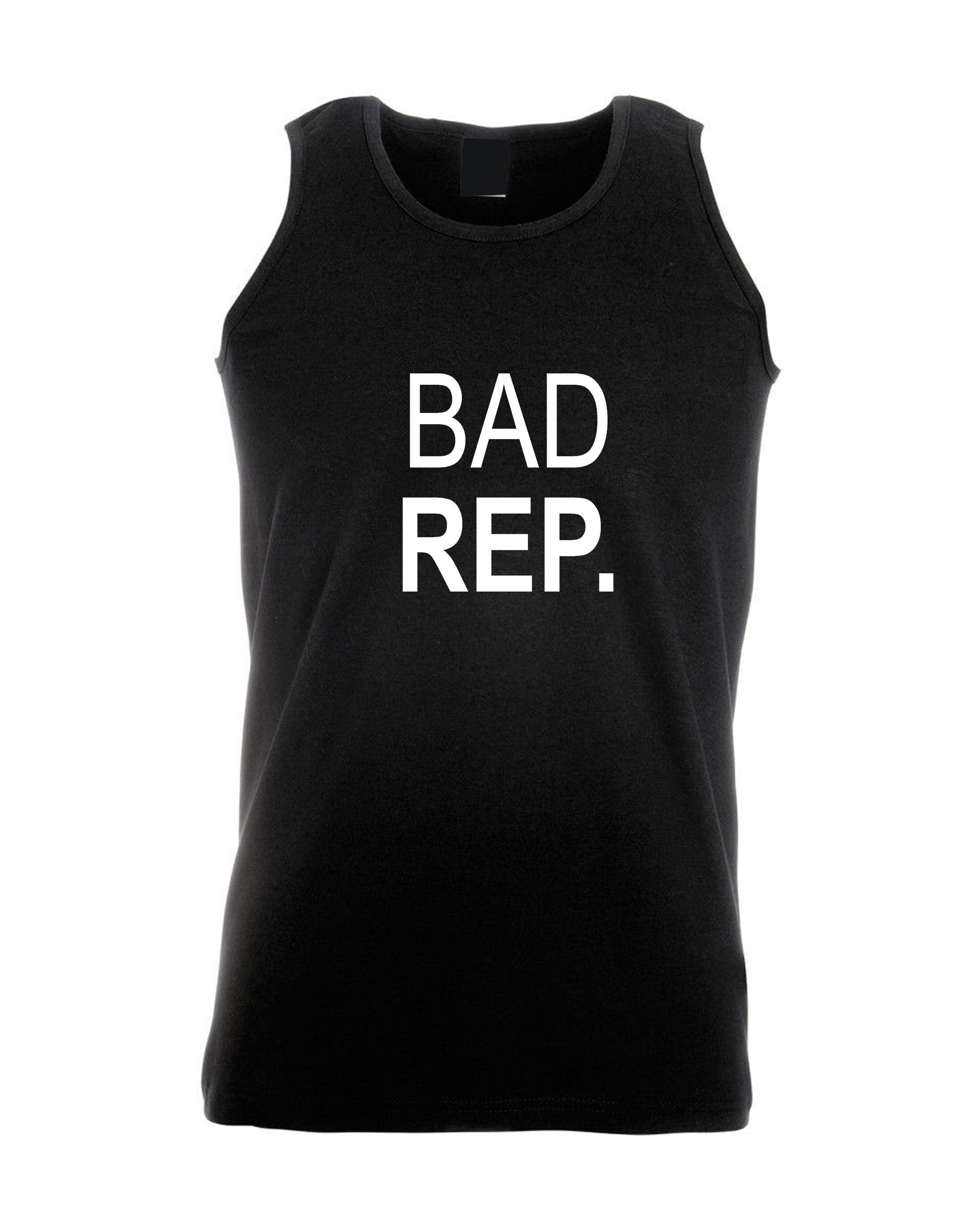 Bad rep. vest vests gym workout exercise yoga bad reputation - funny birthday gift top quality trending top ladies womens present