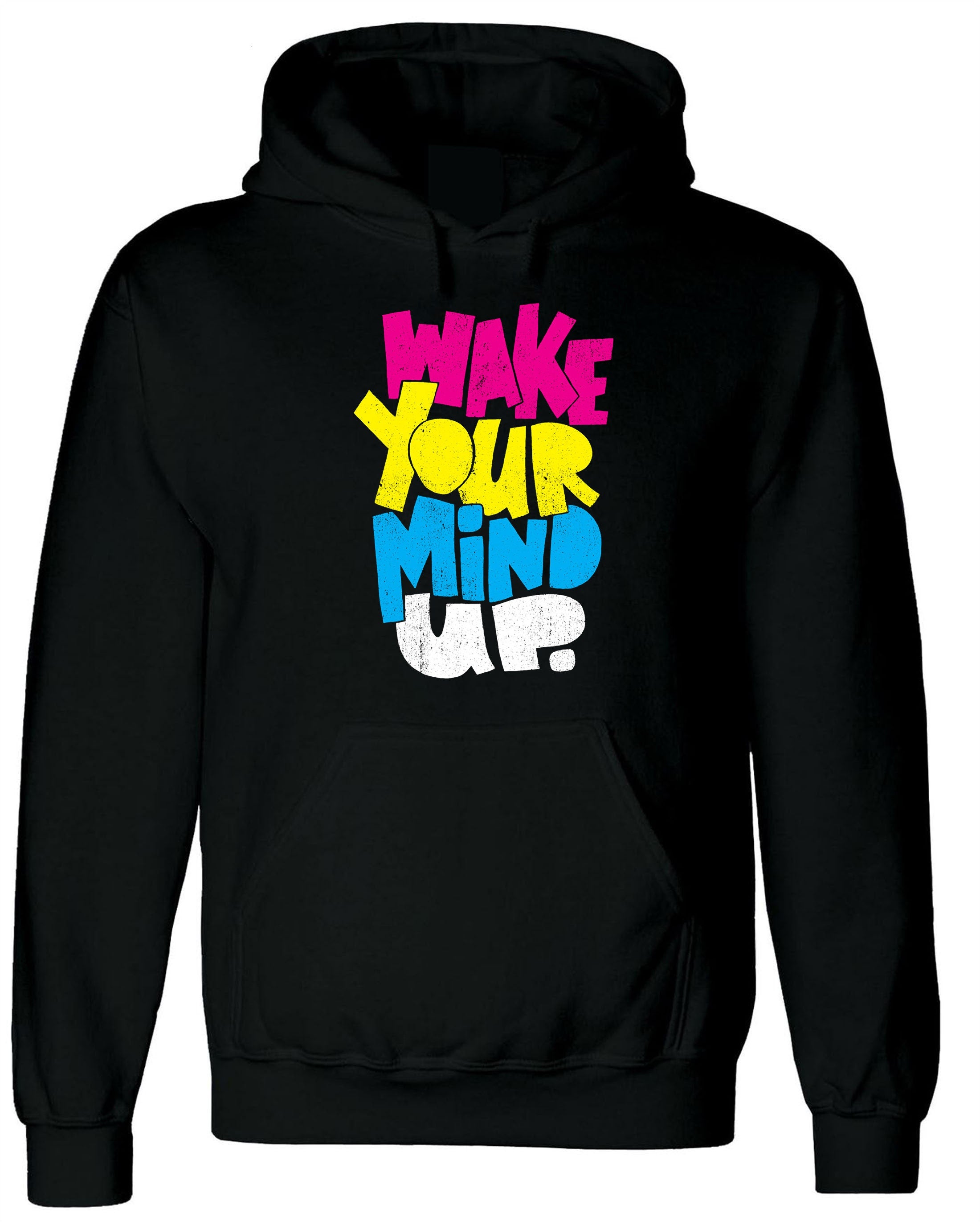 Wake your mind up Hoodie sensible Hoodie Hoody Hood Hooded mind games, use your mind, Unisex Hoodie Birthday Gift Xmas Gift Womens Mens