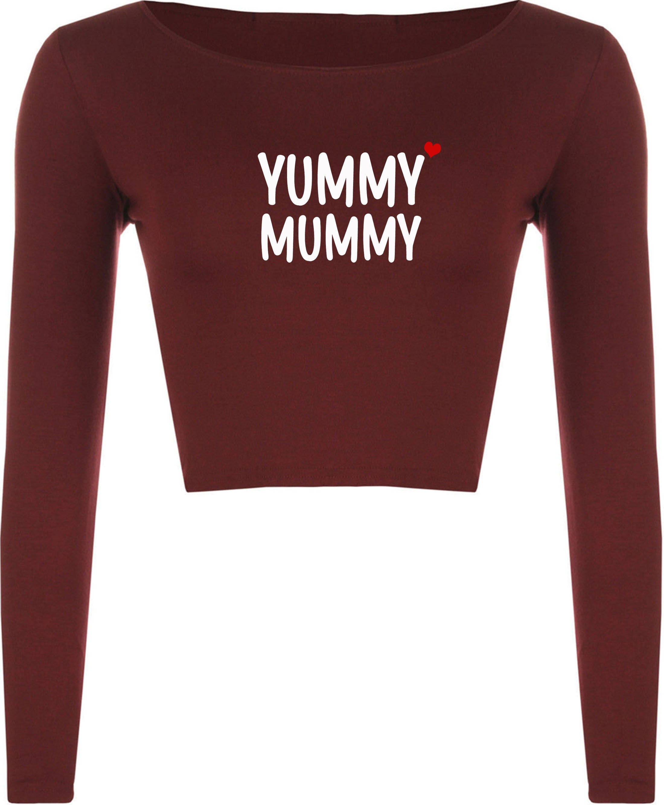 Yummy mummy crop tops crop-top croptop funny birthday gift for mother's day mama mom christmas present cute mommy grandmother