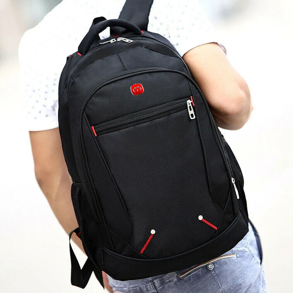 Mens & Boys Large Backpack Waterproof Rucksack Shoulder Travel Hiking School Bag