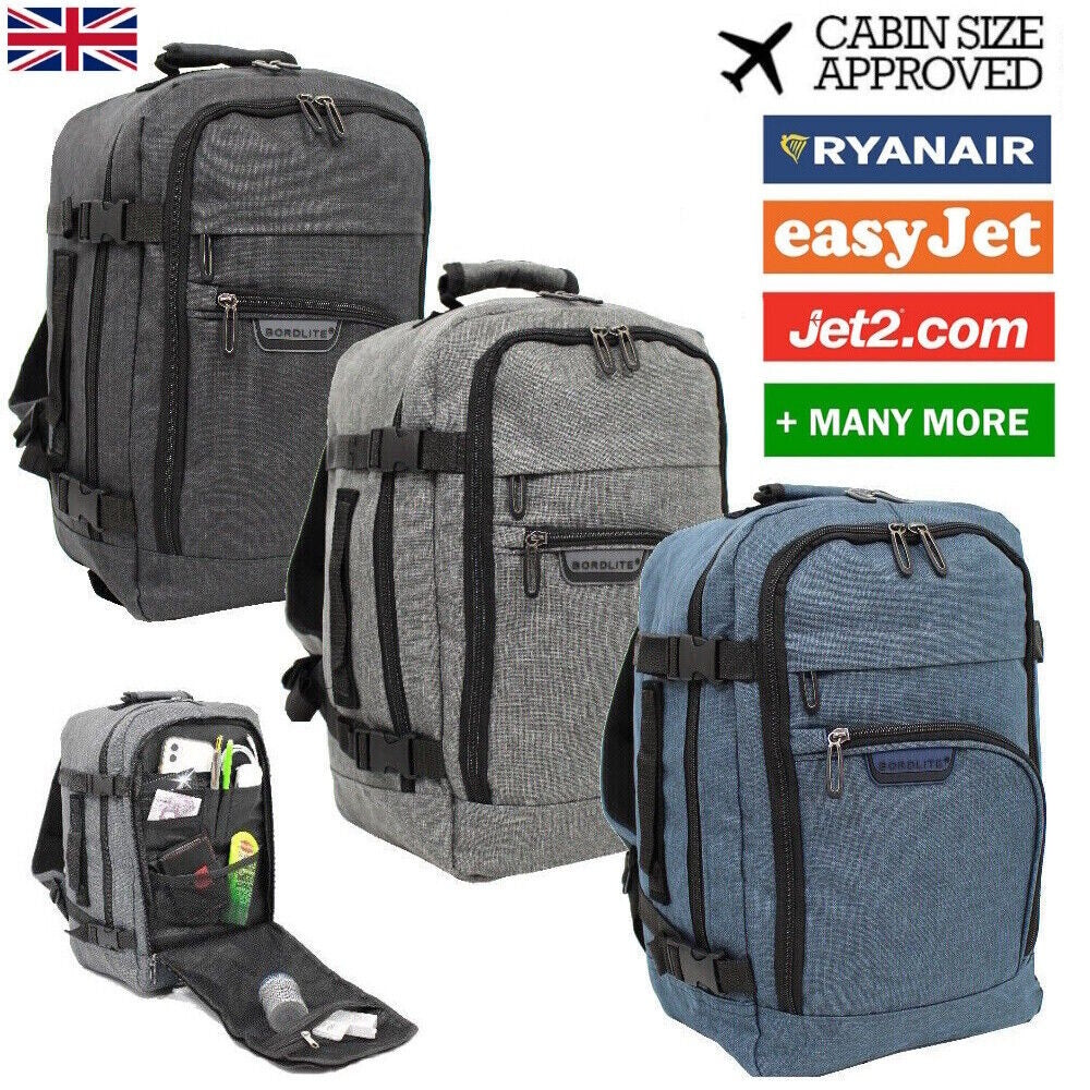  40x20x25cm EASYJET Underseat Cabin Approved Backpack Rucksack Travel Bag