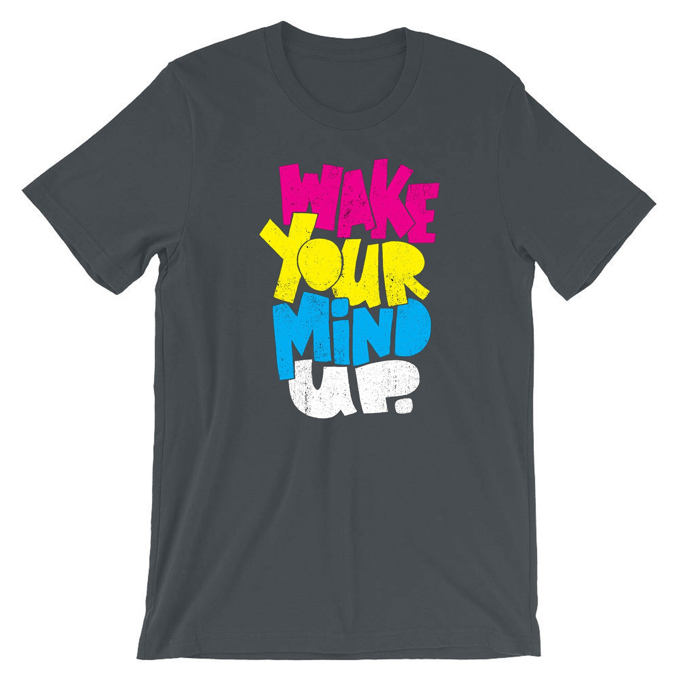 Wake your mind up tshirt, sensible t-shirt, Tshirt T shirt Tee Shirt mind games, use your mind, Unisex Short Sleeve Tee Birthday Gift