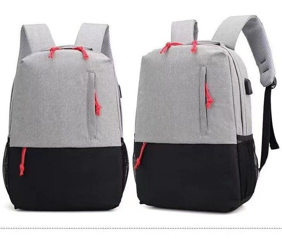 Waterproof Men Women Backpack Bag School Travel Laptop Bags USB Charging Port