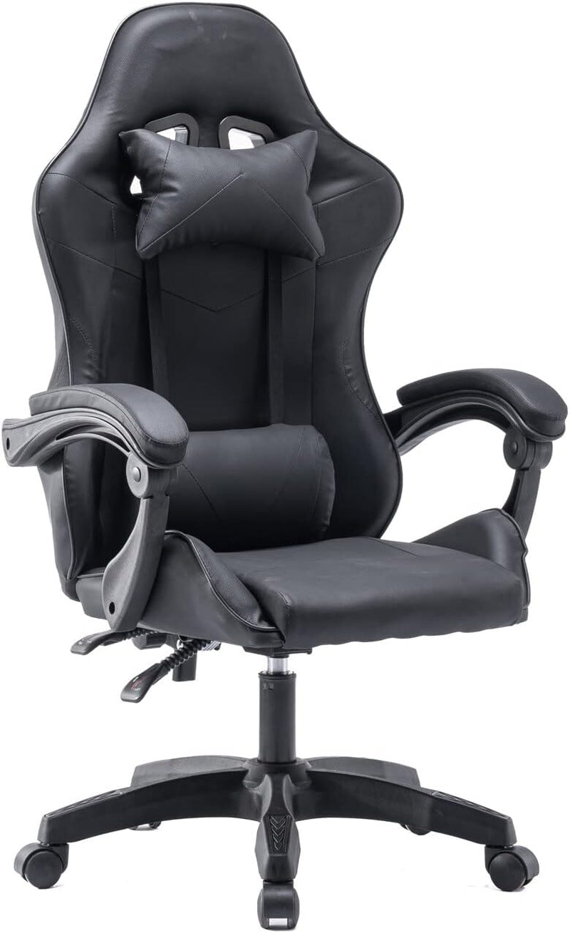 Heavy Duty Gaming Reclining Racing Chair PU Leather Swivel PC Game Desk Chair