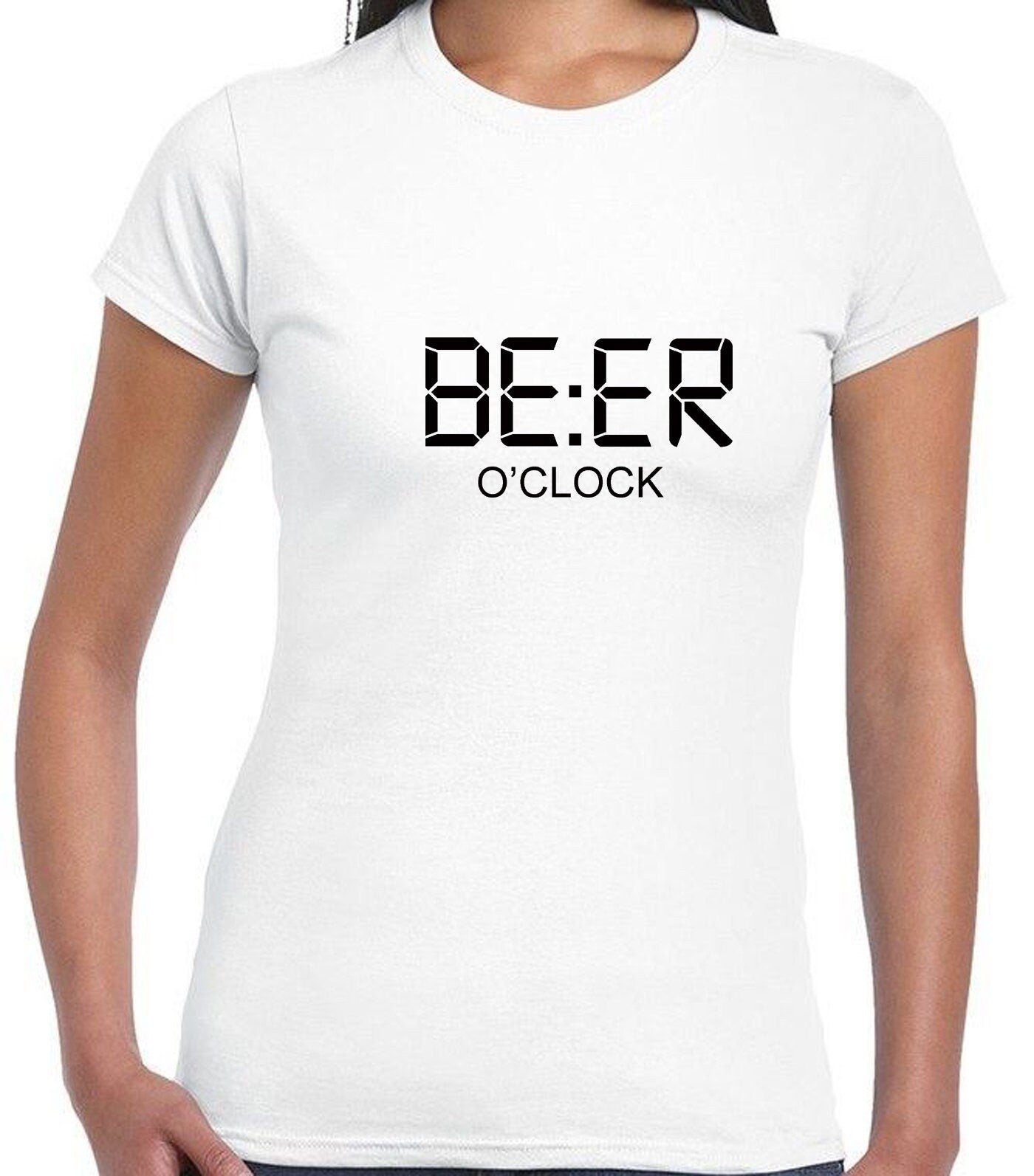 Beer o clock t shirt tshirt t-shirt tee shirt gift for beer lovers mens present birthday idea joke novelty funny unisex xmas