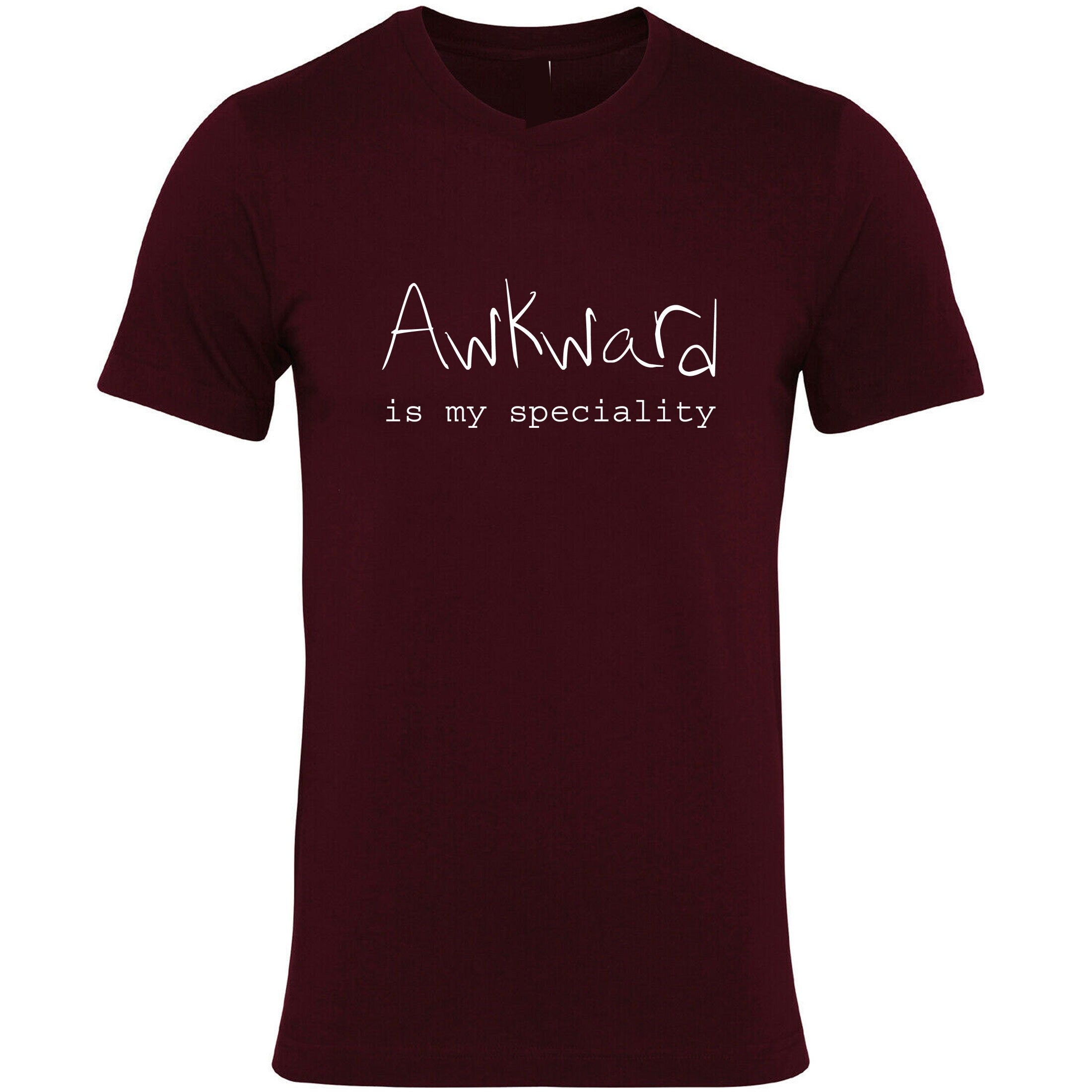 Awkward is My Speciality Funny Unisex Ladies Womens Mens T Shirt T-shirt Tshirt Tee Shirt Joke Birthday Xmas Rude Sarcastic Dumb