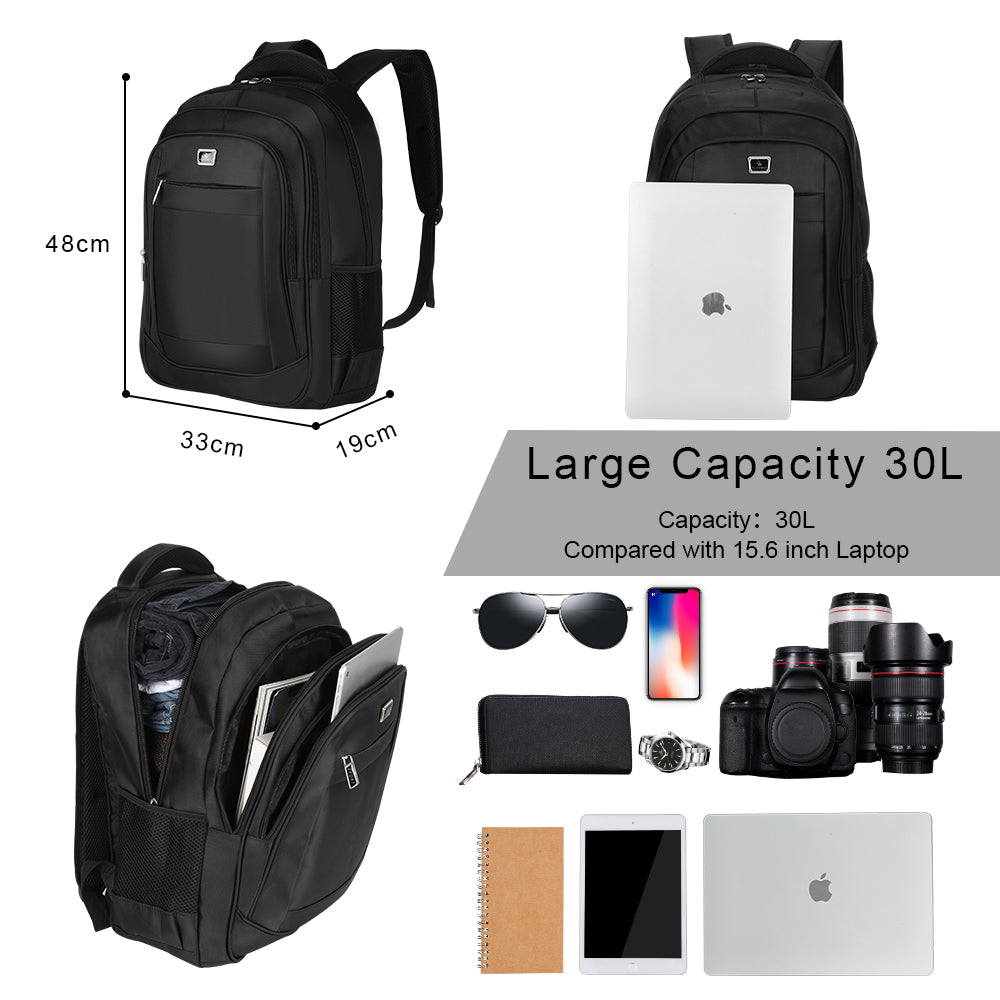 40L Men Women Laptop Large Waterproof Travel Hiking School Bag