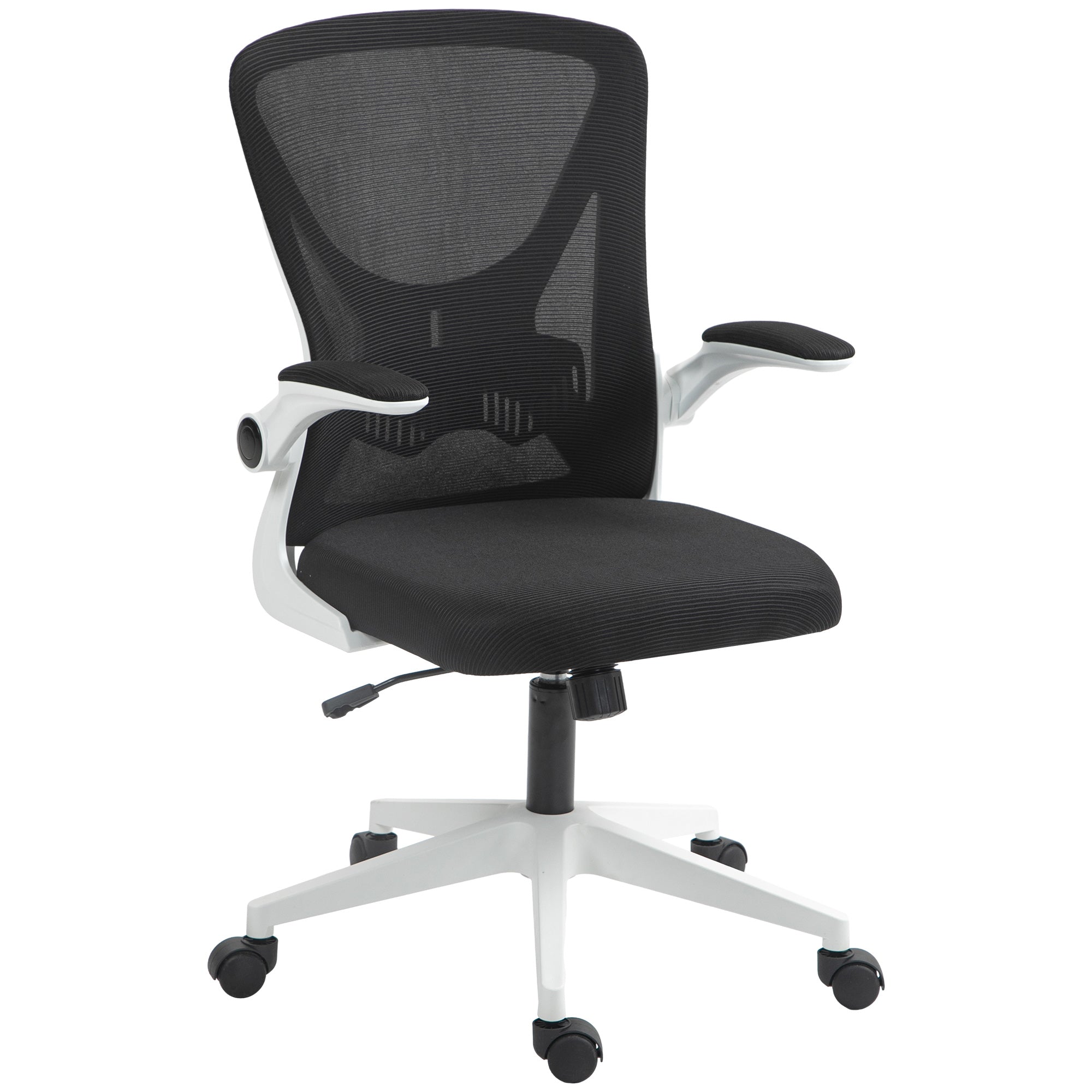  Chair with Flip-up Armrests Lumbar Back Support