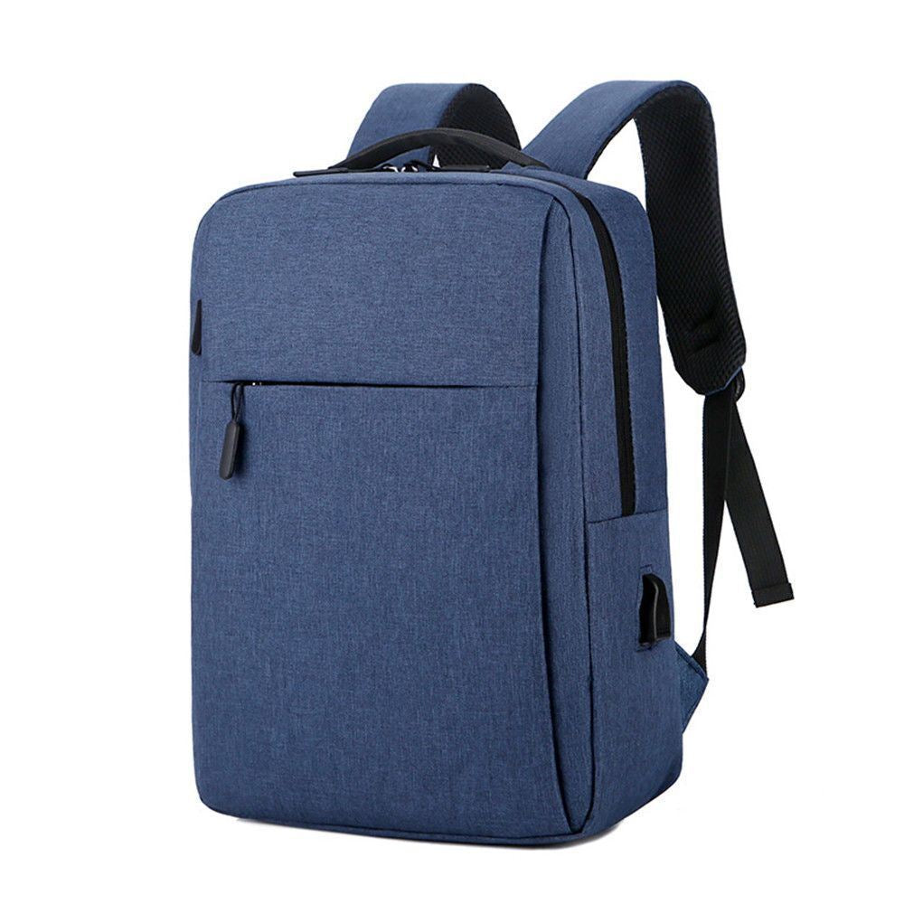 Mens Women Laptop Backpack Waterproof USB Rucksack Travel School Shoulder Bag