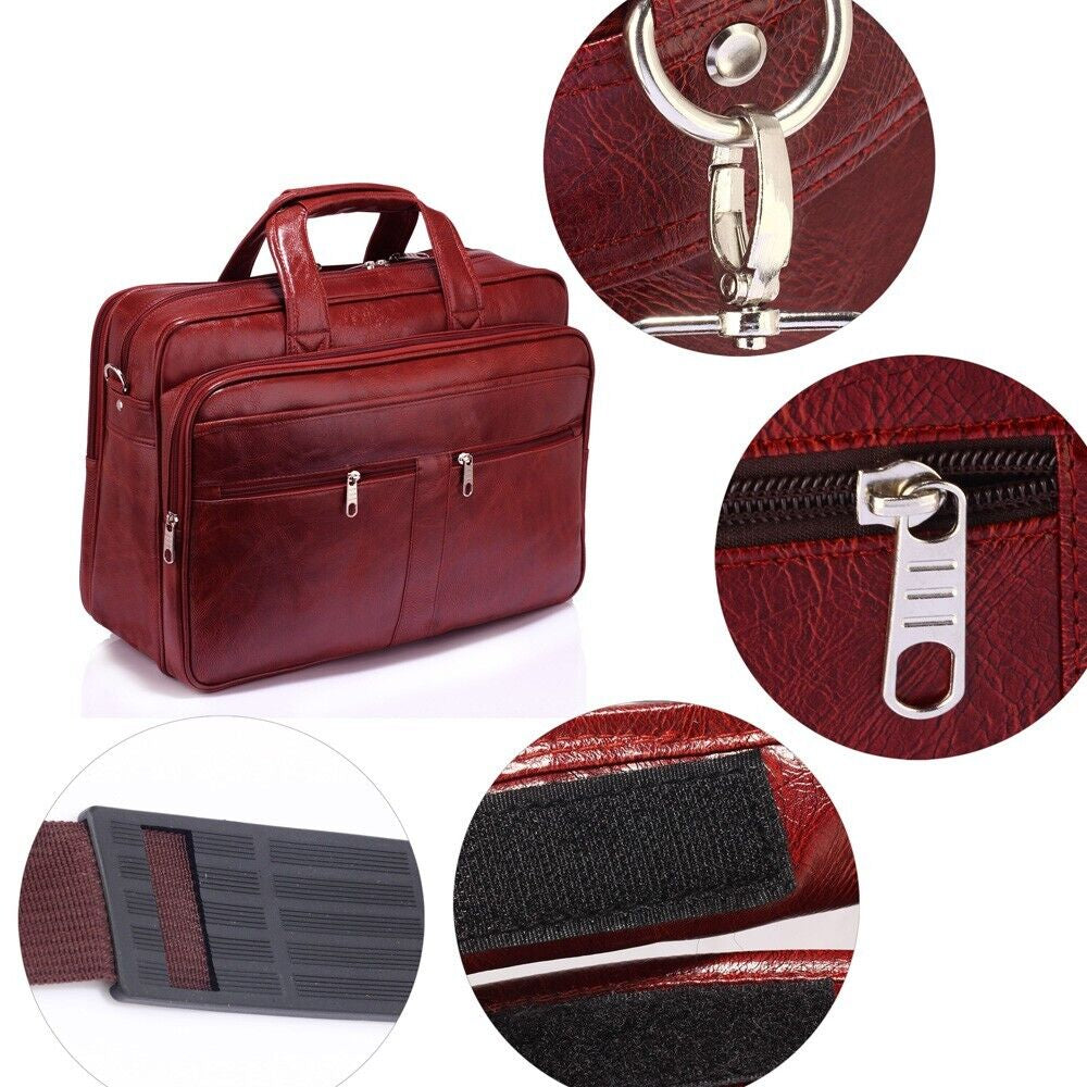 16” Executive Business Laptop Bag Travel Flight Cabin Office portfolio Briefcase