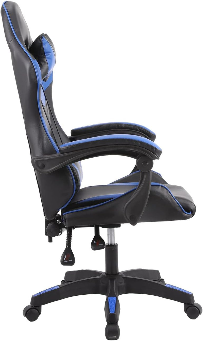 Heavy Duty Gaming Reclining Racing Chair PU Leather Swivel PC Game Desk Chair