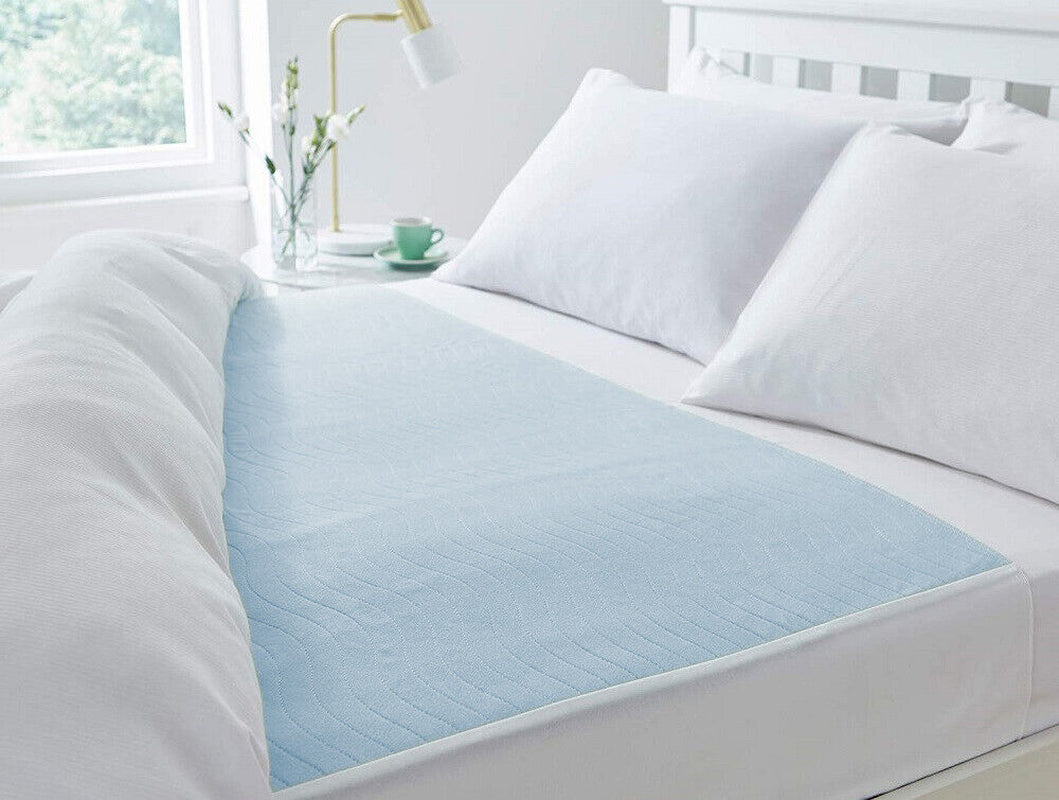 ComfortCare Eco Blue, Washable, Incontinence Pad/Waterproof Mattress Protector