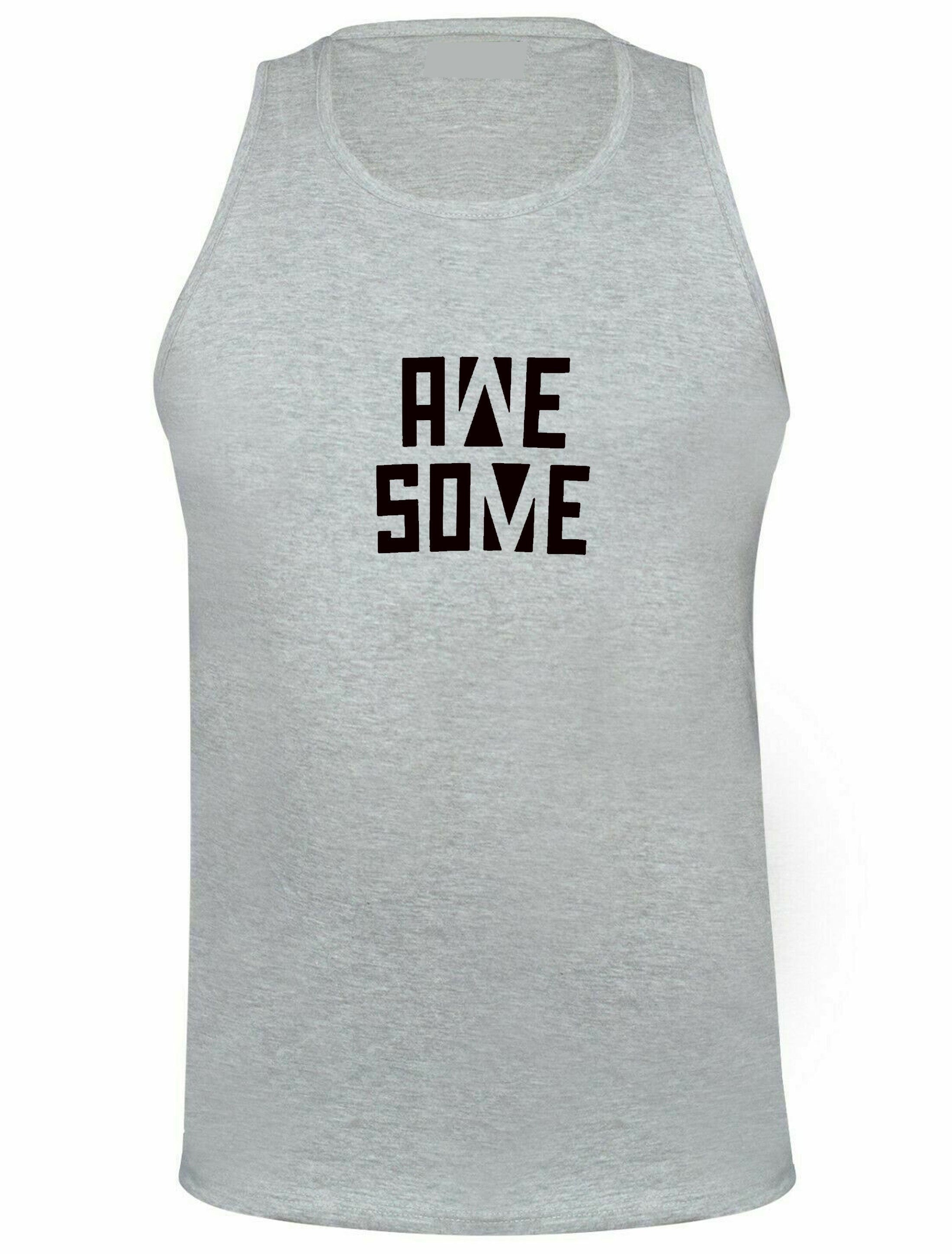 Awesome vest vests gym workout exercise jogging yoga idea funny unisex mens womens gift christmas birthday trending top