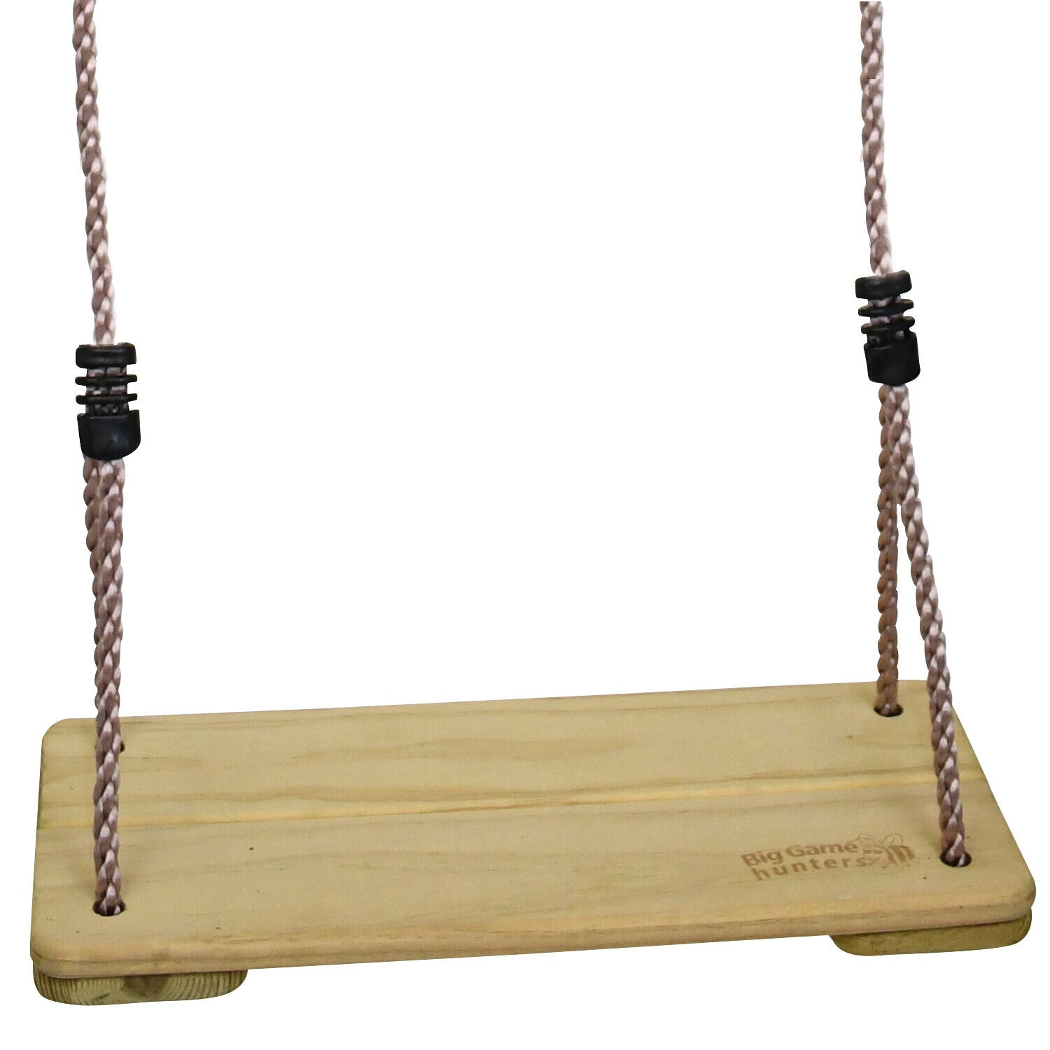 Garden Games Tree Swing Traditional Wooden Seat Adjustable Weatherproof Ropes