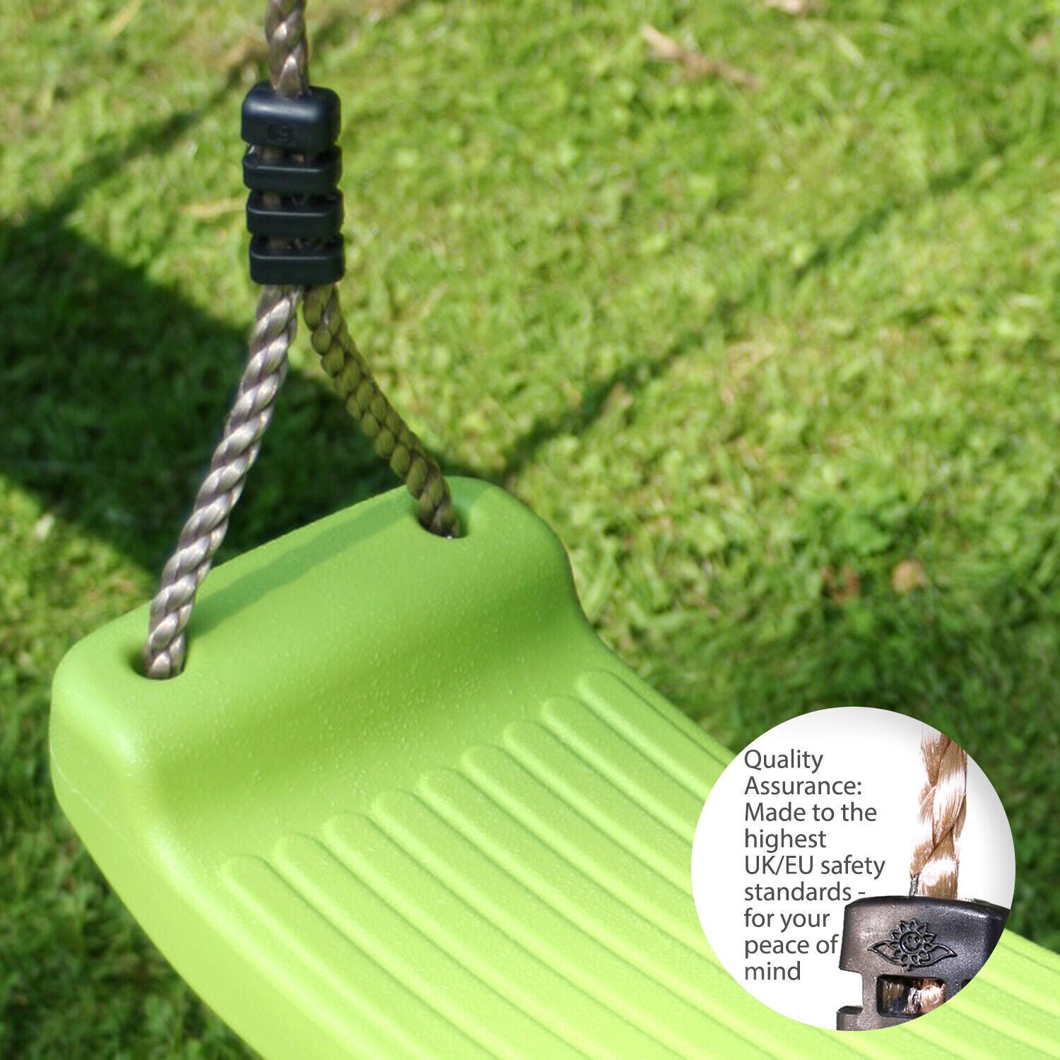 Children's Swing Seat Replacement Adjustable Weatherproof Ropes Climbing Frame