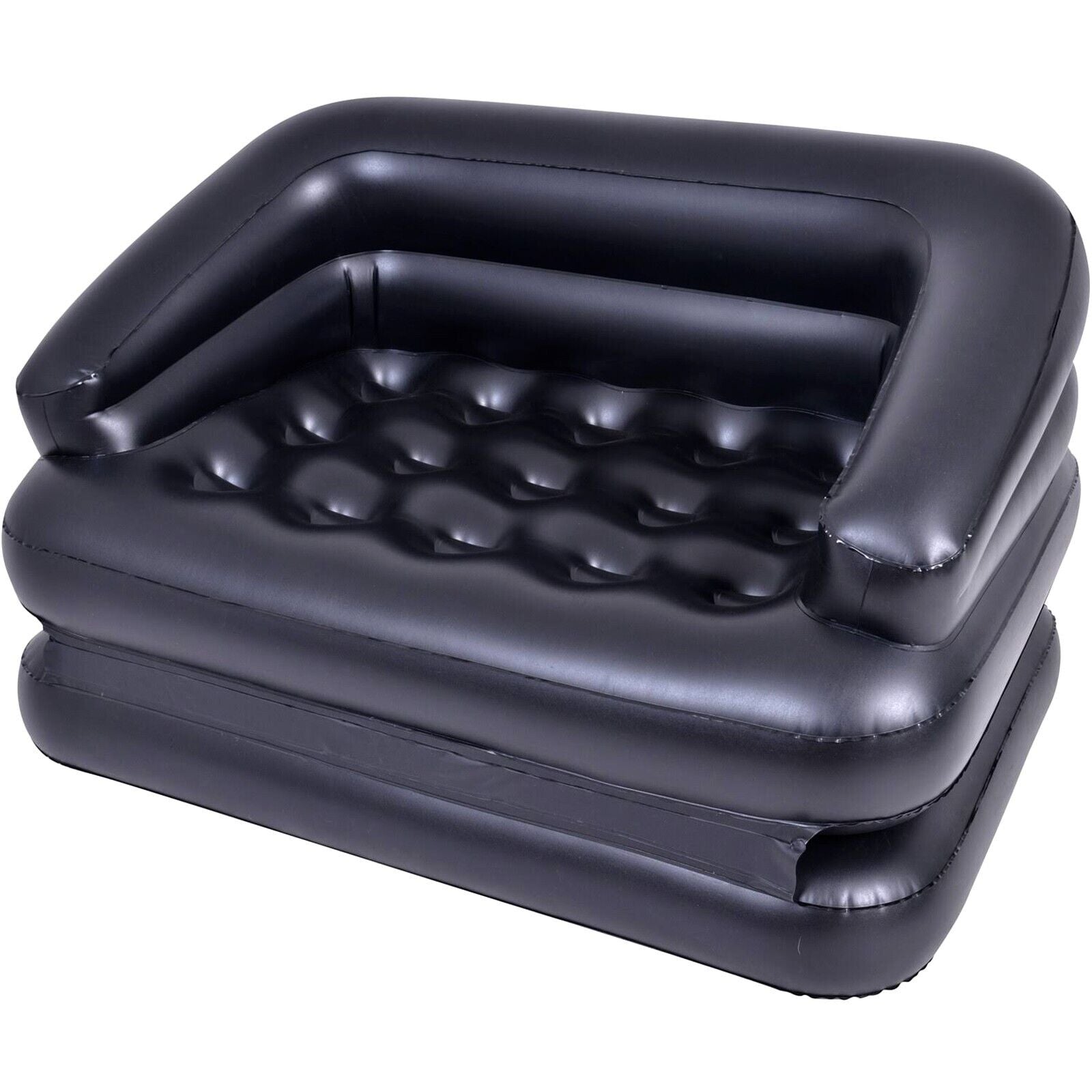 SOFA AIRBED 5 in 1 INFLATABLE DOUBLE COUCH LOUNGER MATTRESS BLOW UP