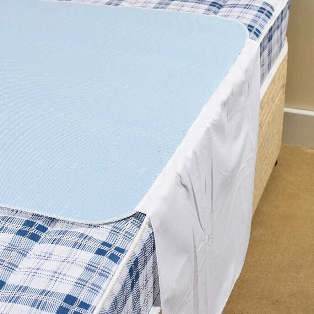 ComfortCare Eco Blue, Washable, Incontinence Pad/Waterproof Mattress Protector