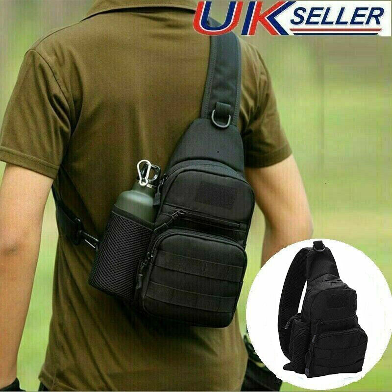 Men Small Chest Bag Pack Travel Sport Shoulder Sling Backpack Cross Body Outdoor