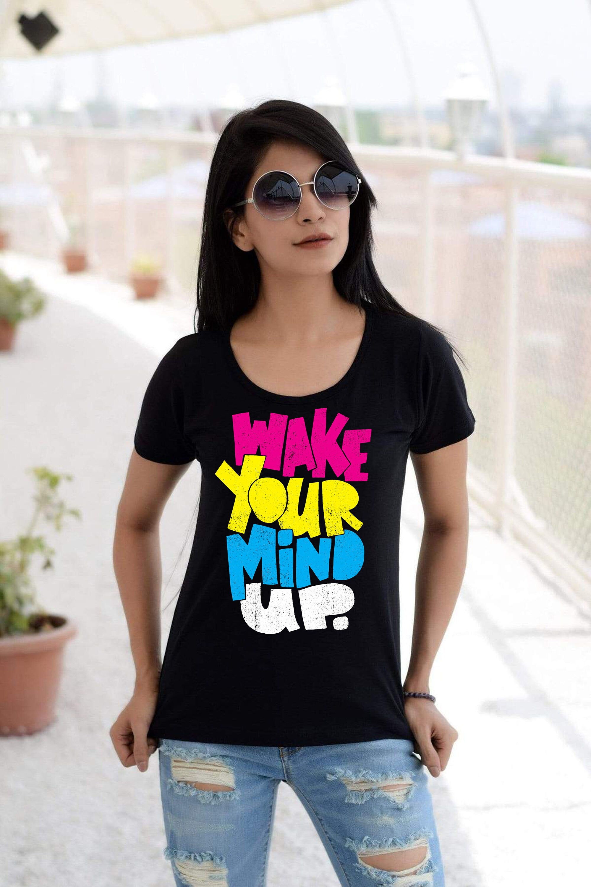 Wake your mind up tshirt, sensible t-shirt, Tshirt T shirt Tee Shirt mind games, use your mind, Unisex Short Sleeve Tee Birthday Gift