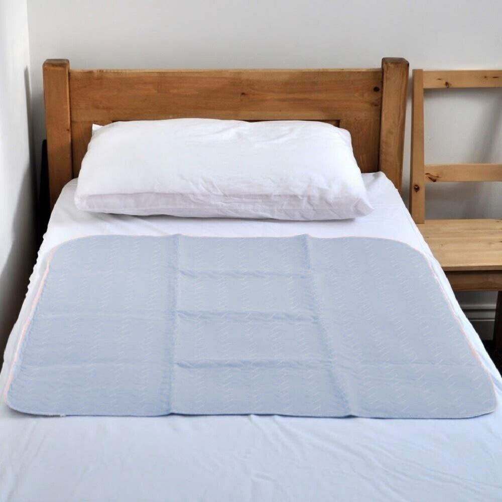 ComfortCare Eco Blue, Washable, Incontinence Pad/Waterproof Mattress Protector