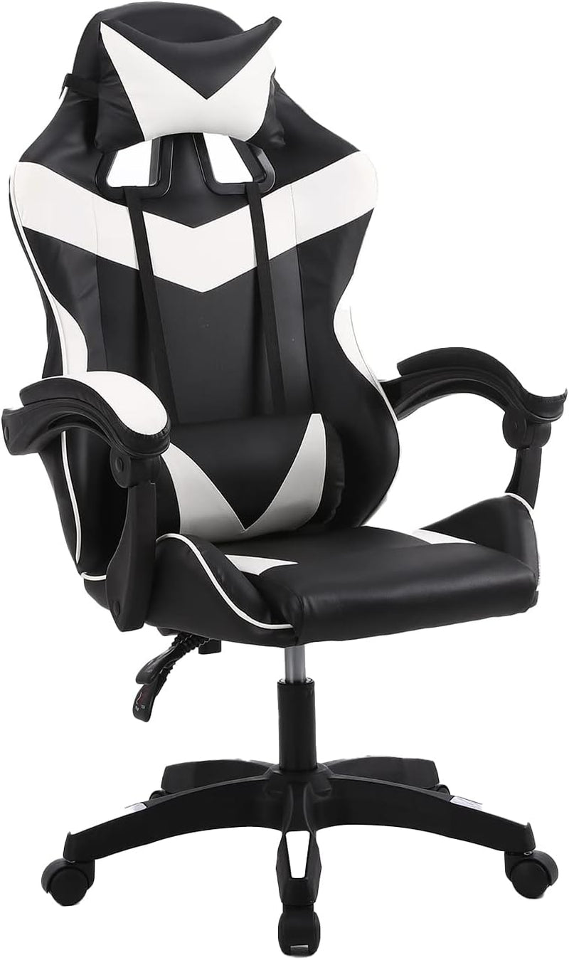 Heavy Duty Gaming Reclining Racing Chair PU Leather Swivel PC Game Desk Chair