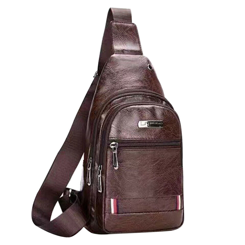 Men Chest Bag Pack Travel Sport Shoulder Sling Backpack Outdoor Cross Body Bags