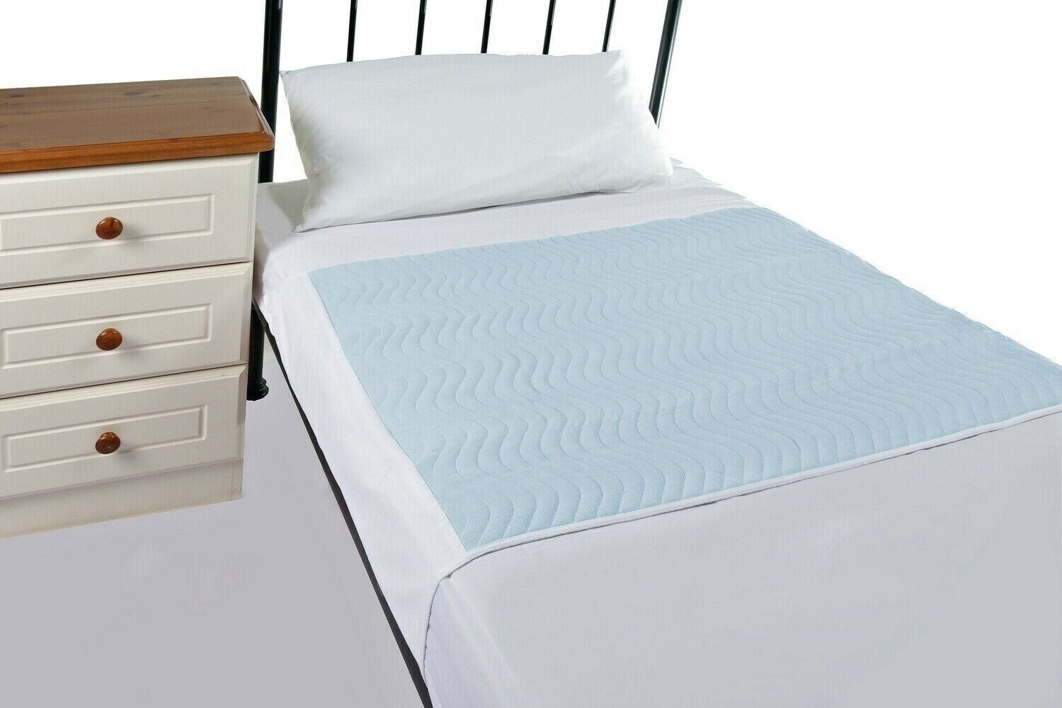 ComfortCare Eco Blue, Washable, Incontinence Pad/Waterproof Mattress Protector