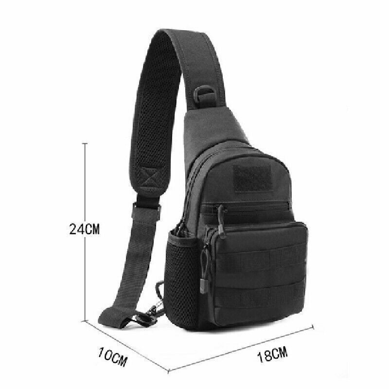 Men Small Chest Bag Pack Travel Sport Shoulder Sling Backpack Cross Body Outdoor