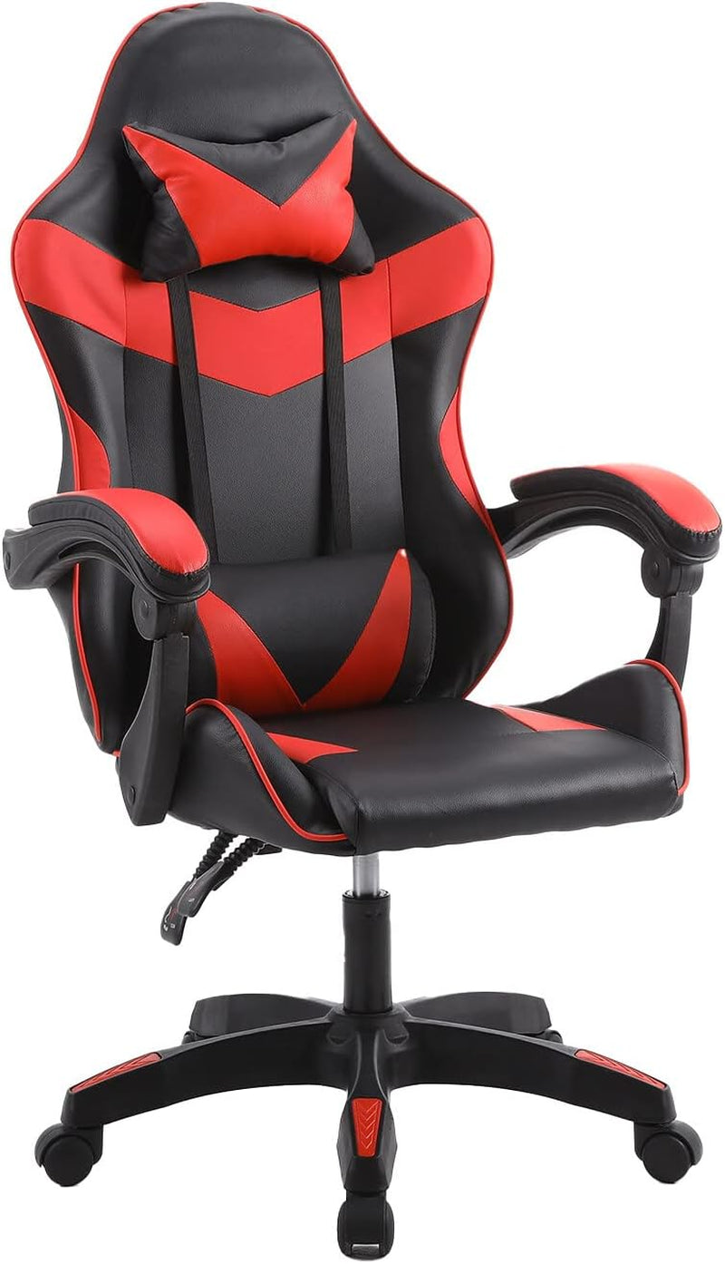 Heavy Duty Gaming Reclining Racing Chair PU Leather Swivel PC Game Desk Chair