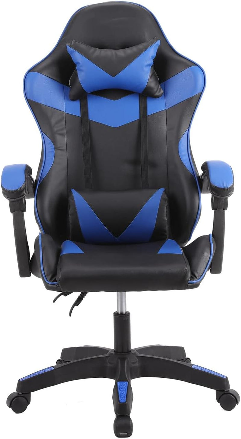 Heavy Duty Gaming Reclining Racing Chair PU Leather Swivel PC Game Desk Chair