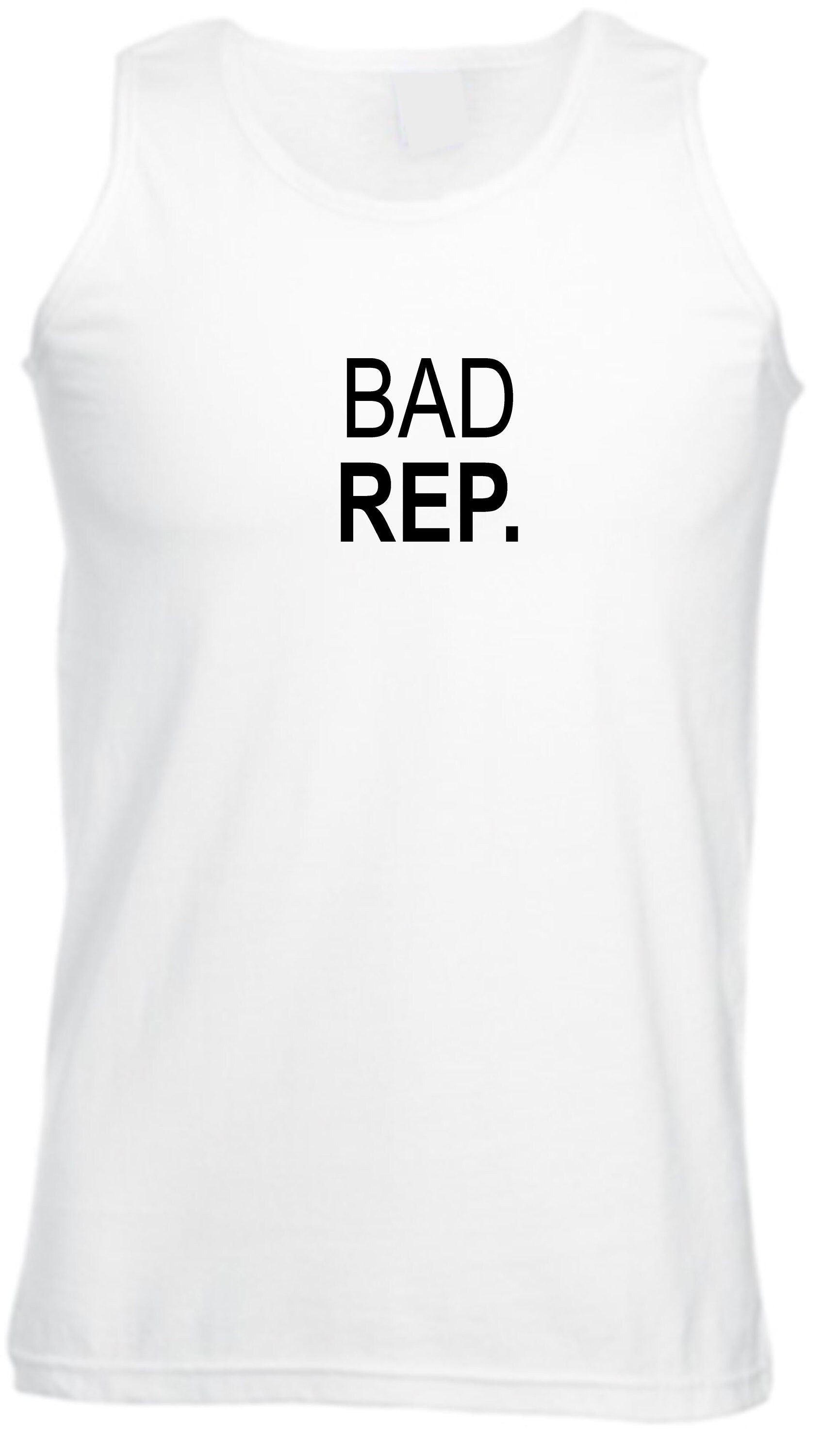 Bad rep. vest vests gym workout exercise yoga bad reputation - funny birthday gift top quality trending top ladies womens present