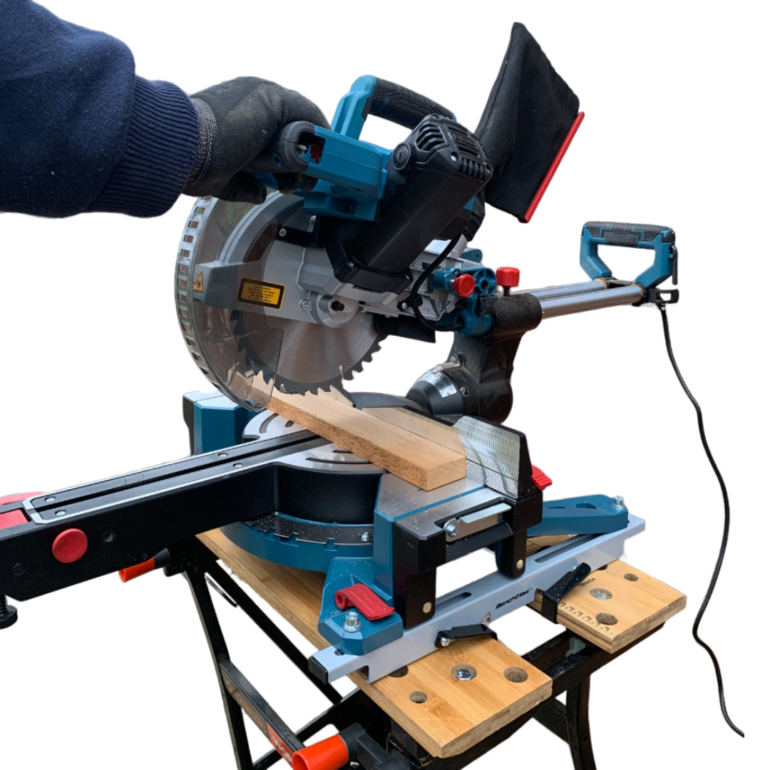 Work Bench Portable Clamps for mounting Power tools onto Workmate by Benchclaw