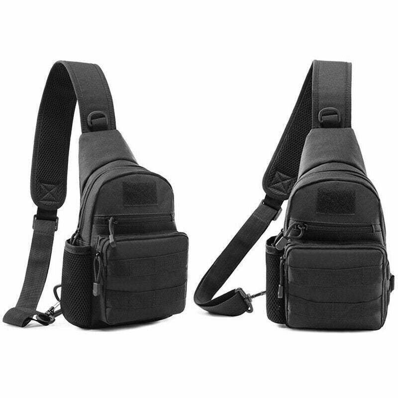 Men Small Chest Bag Pack Travel Sport Shoulder Sling Backpack Cross Body Outdoor