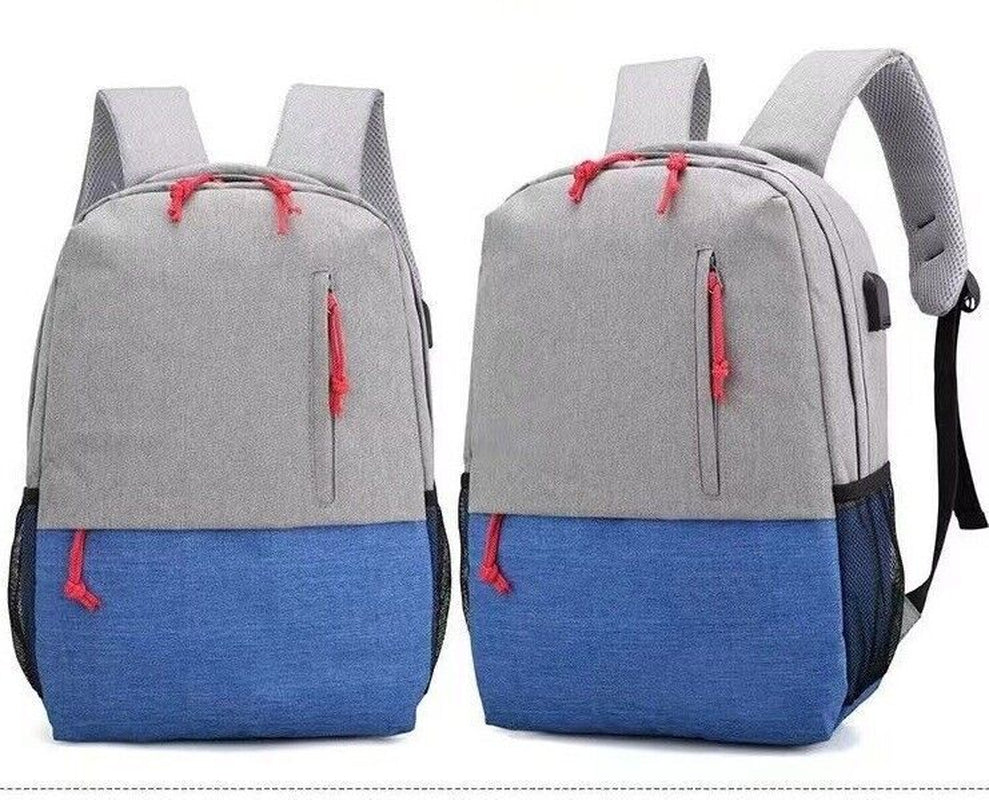 Waterproof Men Women Backpack Bag School Travel Laptop Bags USB Charging Port