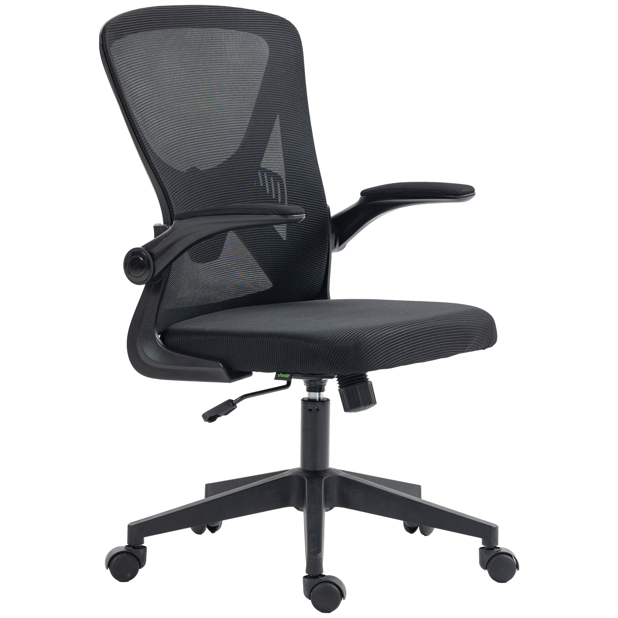  Chair with Flip-up Armrests Lumbar Back Support