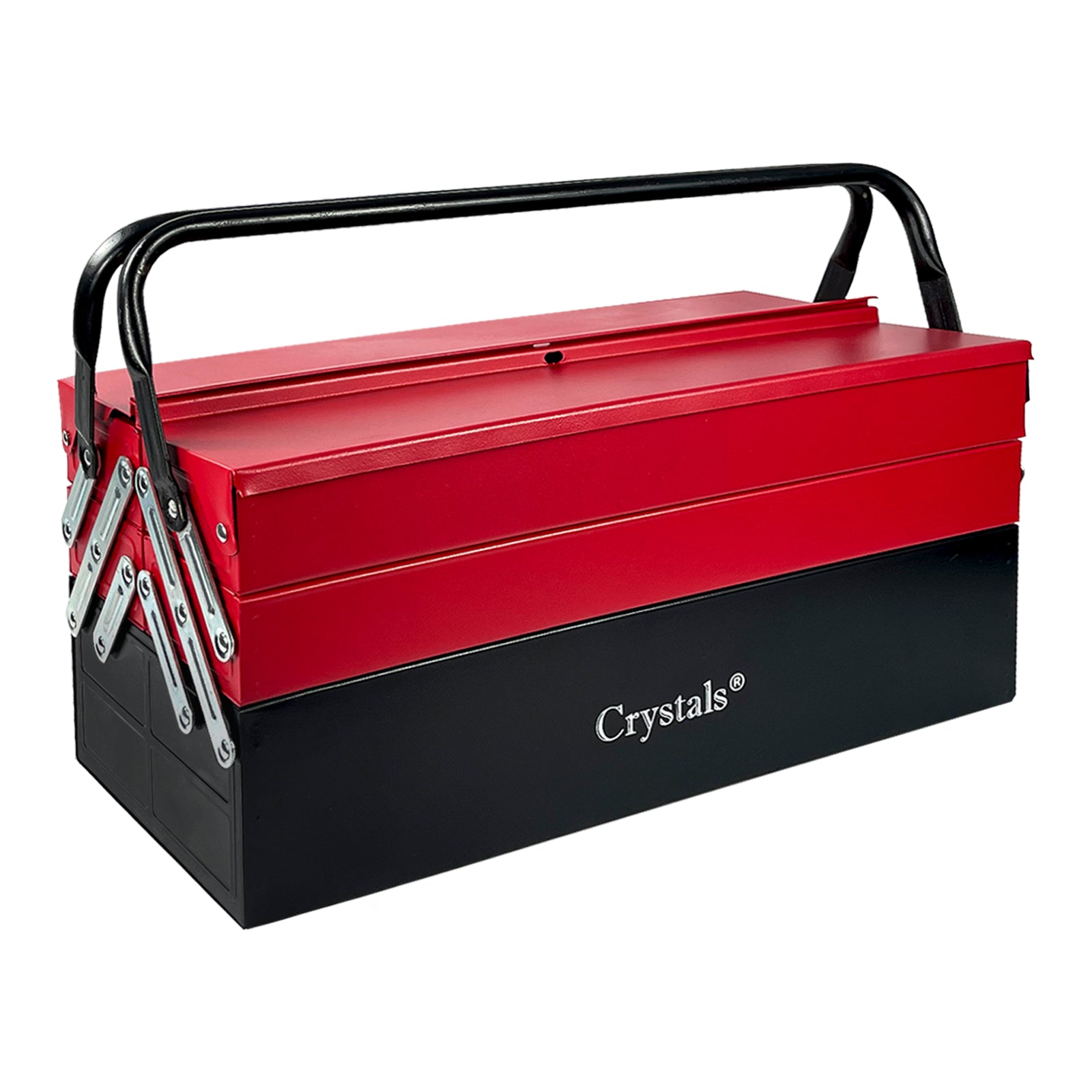 Heavy Duty 25" 530mm Metal Cantilever 5 Tray Toolbox Storage Tool Box Red New