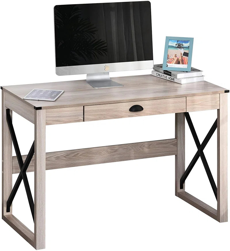 Pocola Solid Wood Base Computer Desk