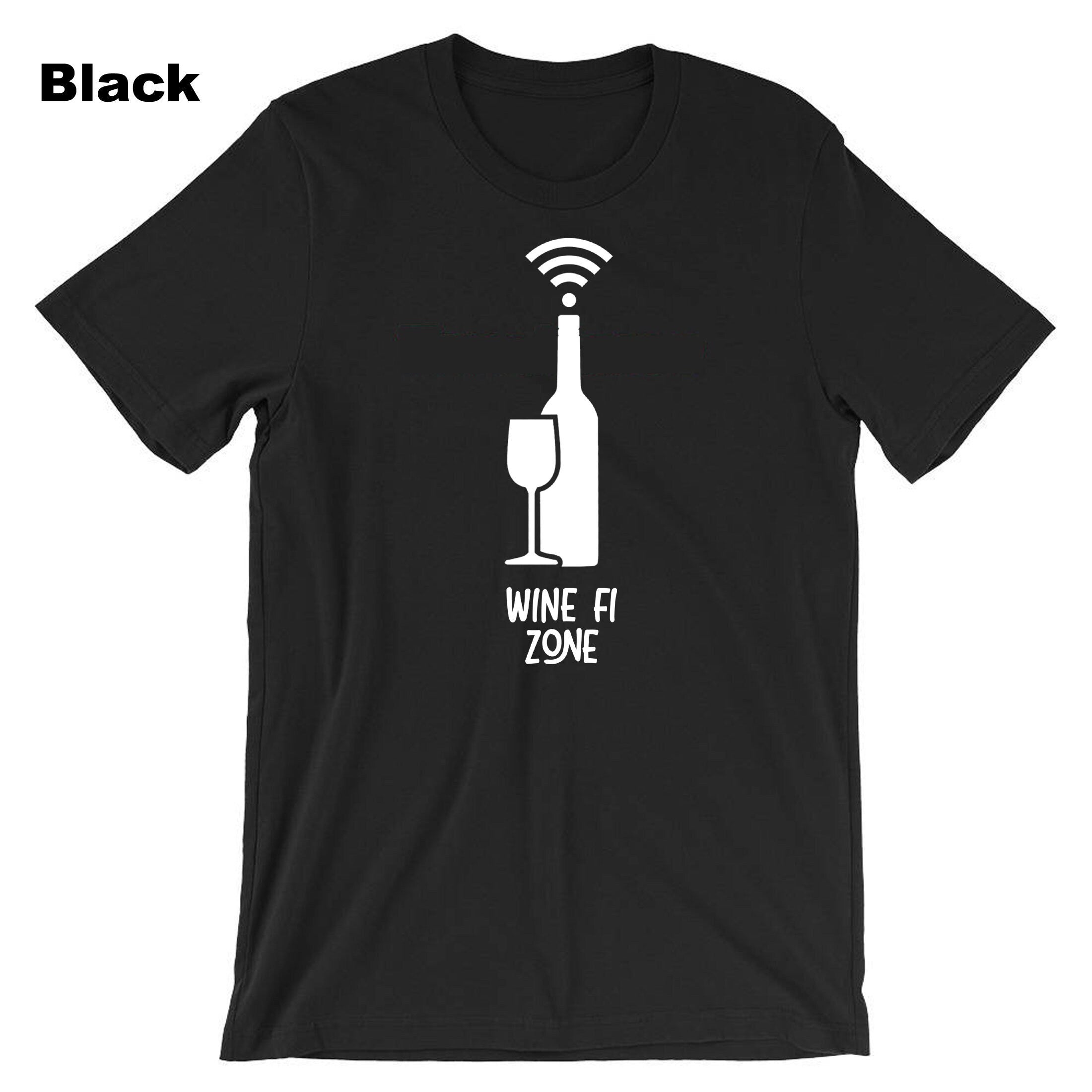 Wine Fi Zone Funny Mens Drunk T-shirt Tshirt T shirt Tee Shirt Unisex gift for Winw Lovers Birthday Xmas Present Womens Ladies Top Joke