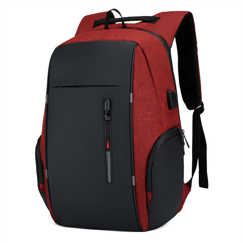 Men Women Boy Laptop Backpack Waterproof USB Rucksack Travel School Shoulder Bag