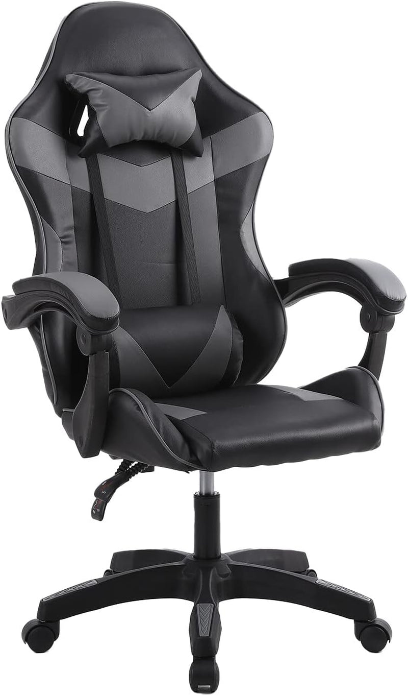 Heavy Duty Gaming Reclining Racing Chair PU Leather Swivel PC Game Desk Chair