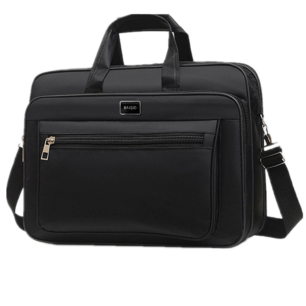 Men Shoulder Messenger Bag Waterproof Travel Business Work Laptop Bag Briefcase