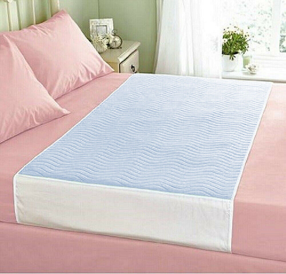 ComfortCare Eco Blue, Washable, Incontinence Pad/Waterproof Mattress Protector