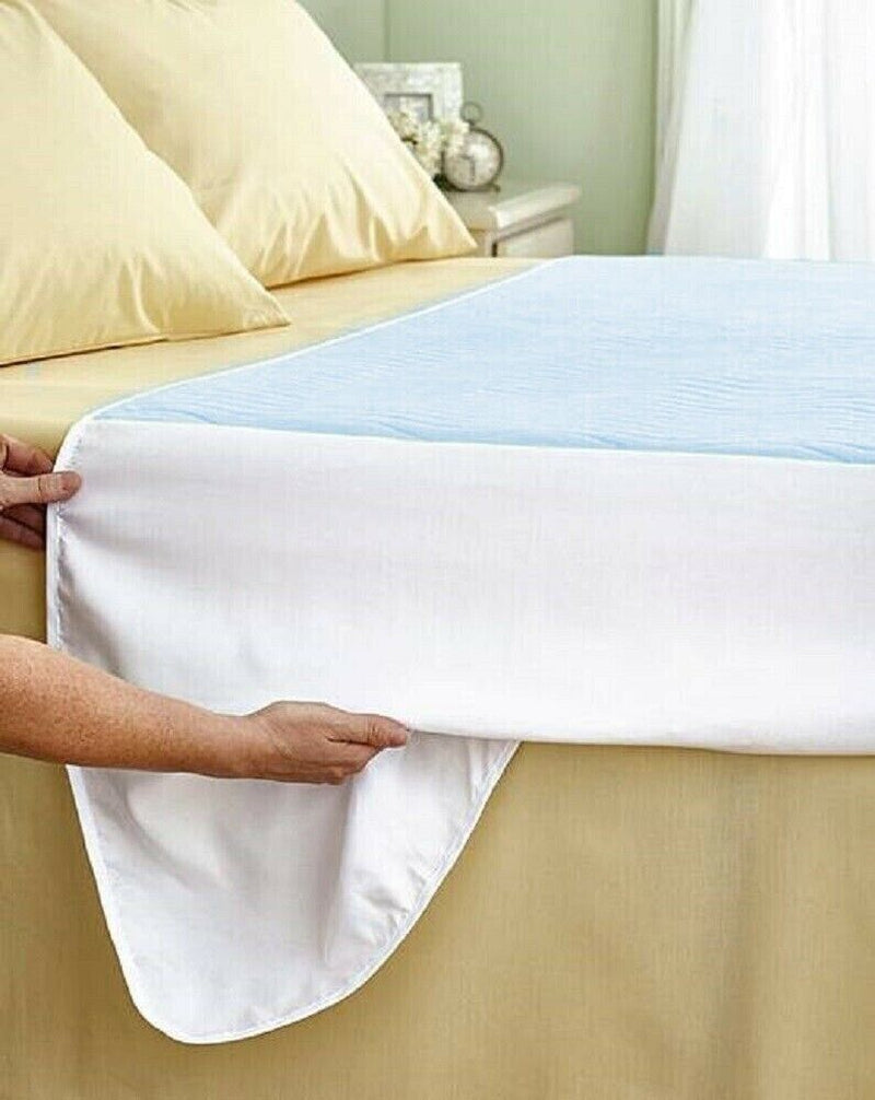 ComfortCare Eco Blue, Washable, Incontinence Pad/Waterproof Mattress Protector