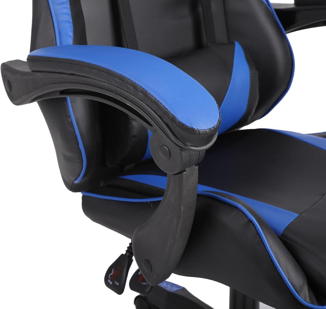 Heavy Duty Gaming Reclining Racing Chair PU Leather Swivel PC Game Desk Chair