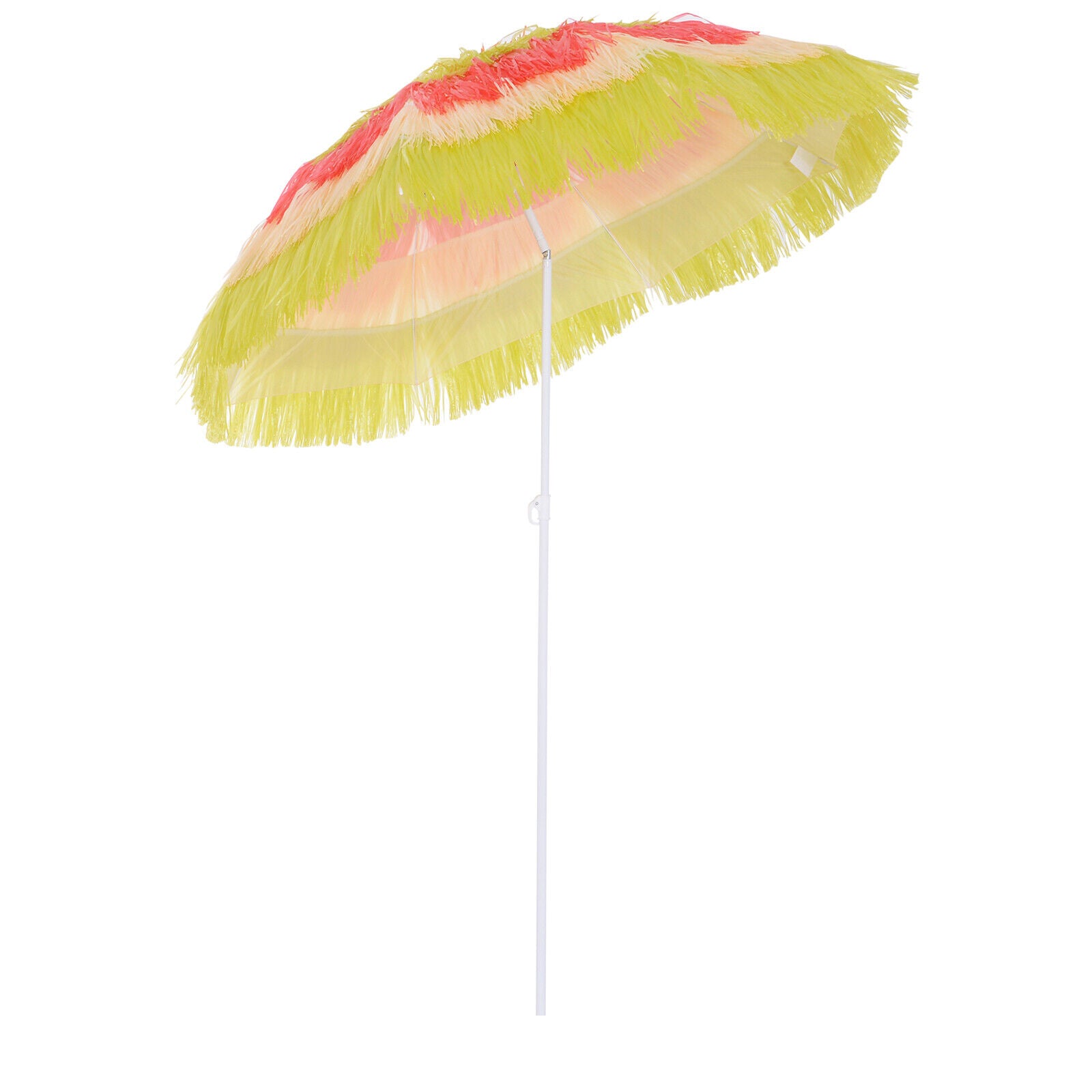 1.6m Patio Garden Hawaii Beach Sun Umbrella Sunshade Hawaiian Folding Parasol