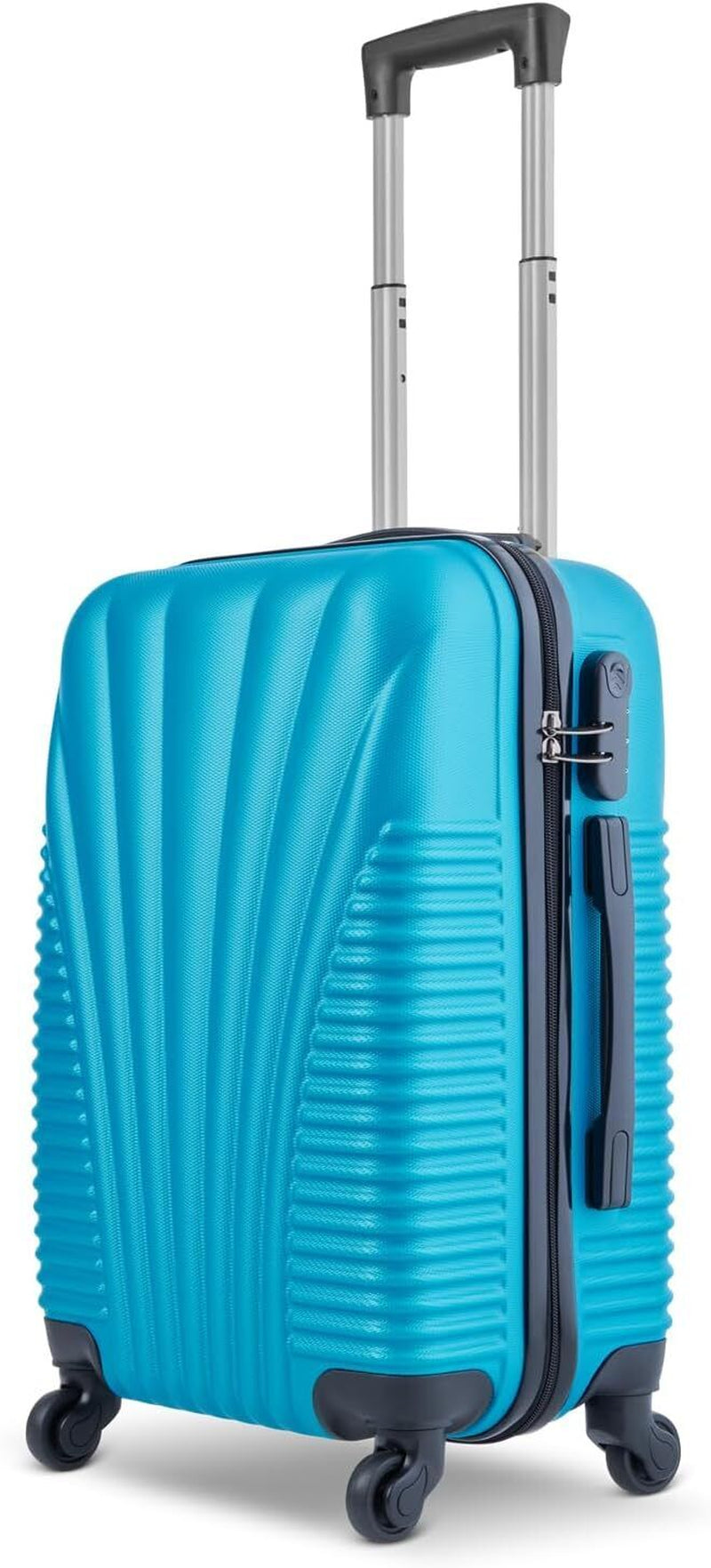 Hard Shell Cabin Travel 4 Wheels Luggage Suitcase ABS Lightweight Carry Trolley