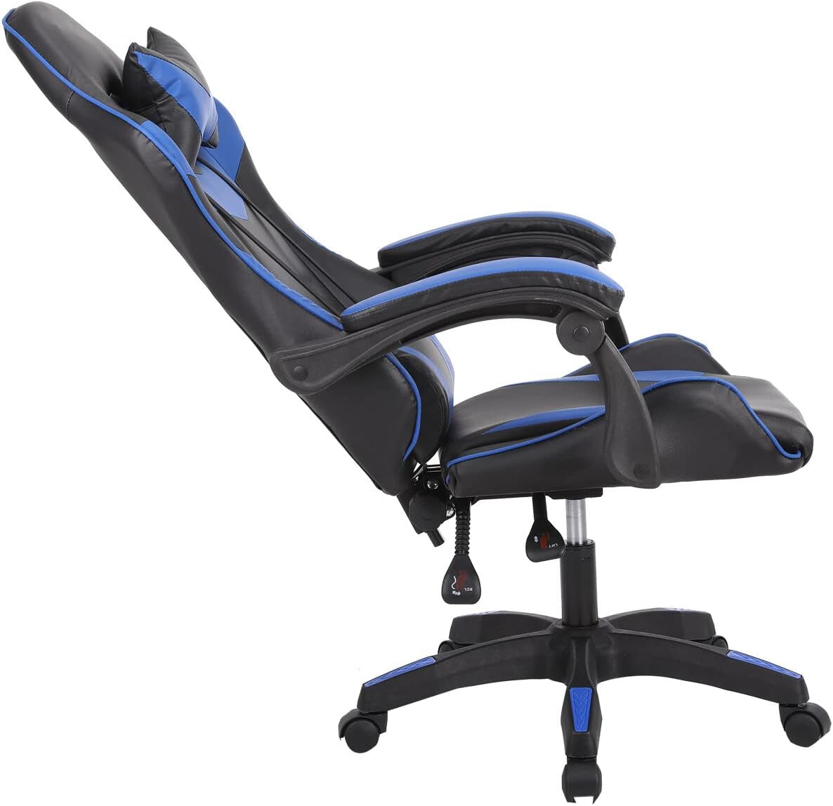 Heavy Duty Gaming Reclining Racing Chair PU Leather Swivel PC Game Desk Chair