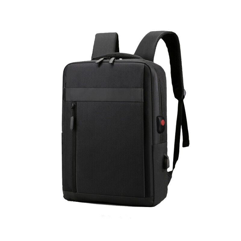 15.6 inch Mens Women Laptop Backpack Waterproof USB Rucksack School Shoulder Bag