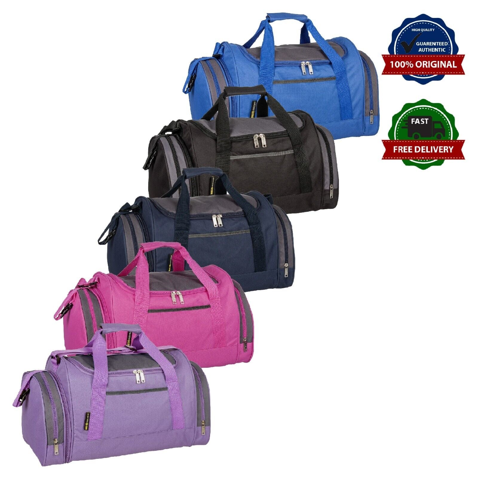 Ladies & Girls Medium Size Sports & Gym Holdall Bag - 