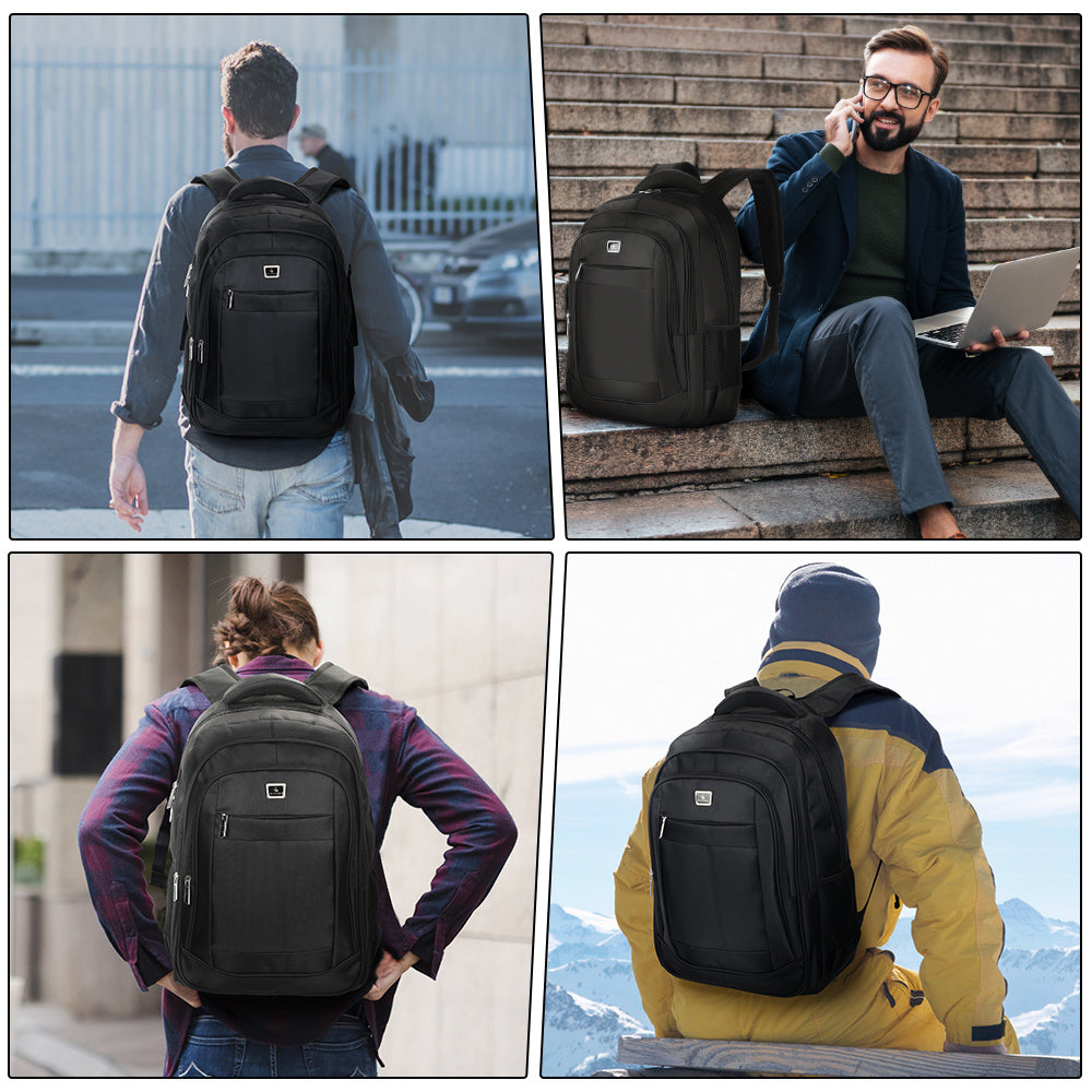 40L Men/Women Laptop Backpack Large Waterproof Travel Hiking Rucksack School Bag